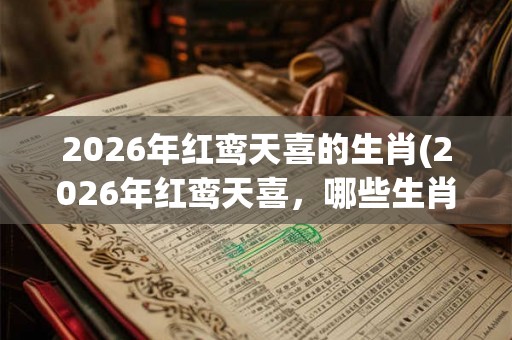 2026年红鸾天喜的生肖(2026年红鸾天喜，哪些生肖最容易得到好运？)