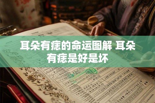 耳朵有痣的命运图解 耳朵有痣是好是坏