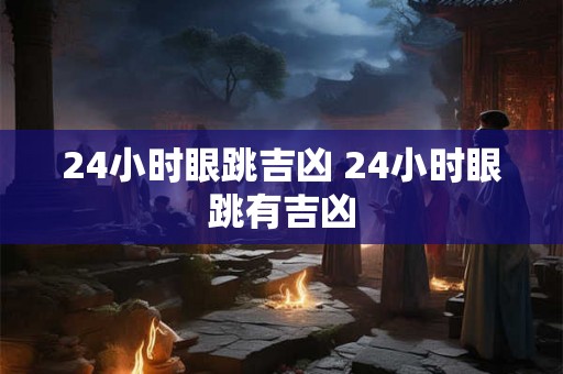 24小时眼跳吉凶 24小时眼跳有吉凶 24小时眼跳吉凶 24小时眼跳有吉凶