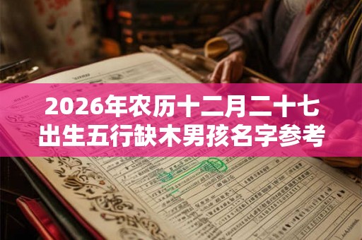 2026年农历十二月二十七出生五行缺木男孩名字参考 2026年农历十二月二十七出生五行缺木男孩名字参考
