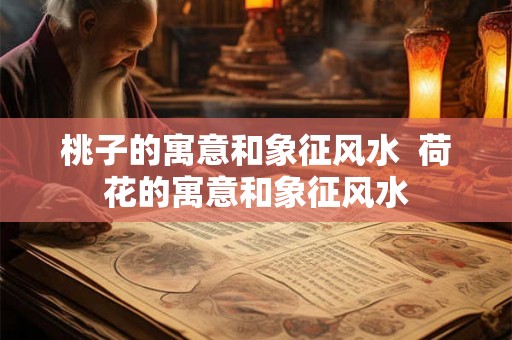 桃子的寓意和象征风水  荷花的寓意和象征风水