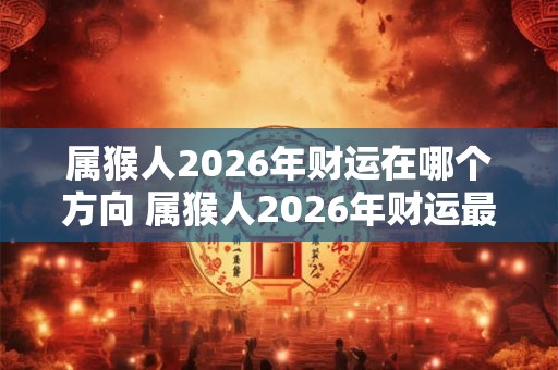 属猴人2026年财运在哪个方向 属猴人2026年财运最旺的位置 属猴人2026年财运在哪个方向 属猴人2026年财运最旺的位置