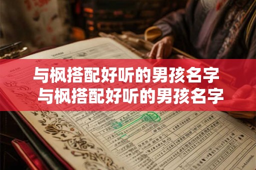 与枫搭配好听的男孩名字  与枫搭配好听的男孩名字五字