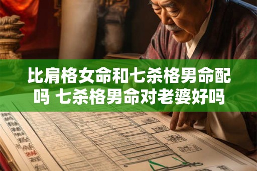 比肩格女命和七杀格男命配吗 七杀格男命对老婆好吗 比肩格女命和七杀格男命配吗 七杀格男命对老婆好吗