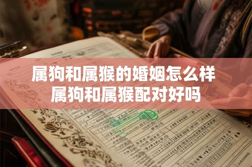 属狗和属猴的婚姻怎么样 属狗和属猴配对好吗 属狗和属猴的婚姻怎么样 属狗和属猴配对好吗
