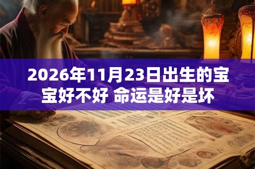 2026年11月23日出生的宝宝好不好 命运是好是坏