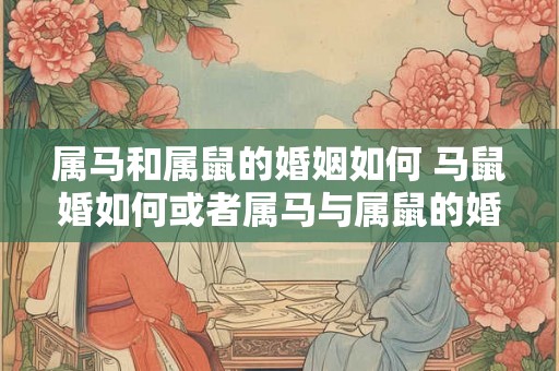 属马和属鼠的婚姻如何 马鼠婚如何或者属马与属鼠的婚姻好吗