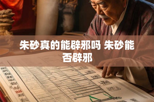 朱砂真的能辟邪吗 朱砂能否辟邪 朱砂真的能辟邪吗 朱砂能否辟邪