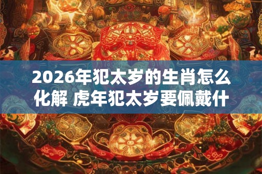 2026年犯太岁的生肖怎么化解 虎年犯太岁要佩戴什么破解