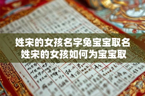 姓宋的女孩名字兔宝宝取名 姓宋的女孩如何为宝宝取名