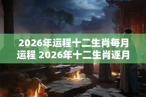 2026年运程十二生肖每月运程 2026年十二生肖逐月运势如何 2026年运程十二生肖每月运程 2026年十二生肖逐月运势如何