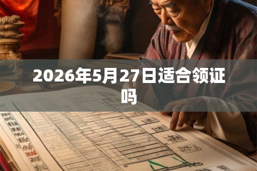 2026年5月27日适合领证吗