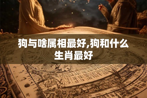 狗与啥属相最好,狗和什么生肖最好 狗与啥属相最好,狗和什么生肖最好