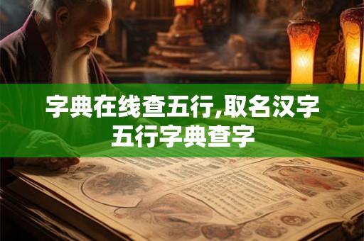 字典在线查五行,取名汉字五行字典查字