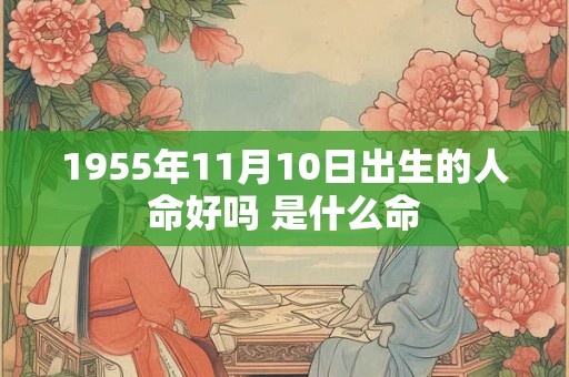 1955年11月10日出生的人命好吗 是什么命 1955年11月10日出生的人命好吗 是什么命