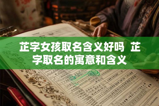 芷字女孩取名含义好吗 芷字取名的寓意和含义 芷字女孩取名含义好吗 芷字取名的寓意和含义