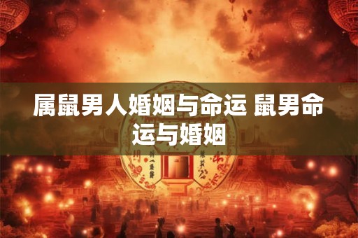 属鼠男人婚姻与命运 鼠男命运与婚姻 属鼠男人婚姻与命运 鼠男命运与婚姻