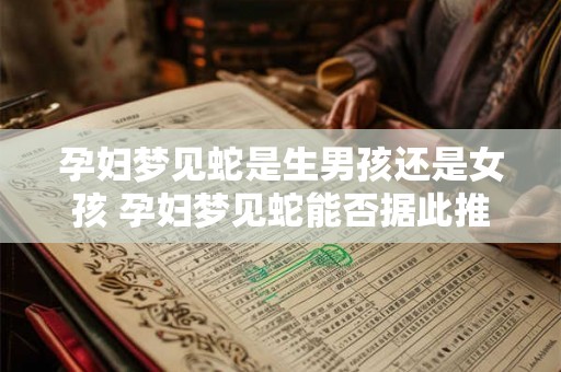 孕妇梦见蛇是生男孩还是女孩 孕妇梦见蛇能否据此推断胎儿的性别