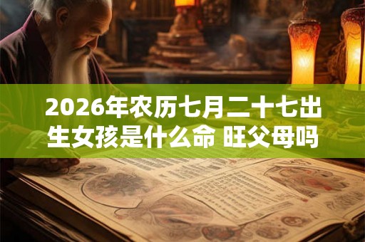 2026年农历七月二十七出生女孩是什么命 旺父母吗