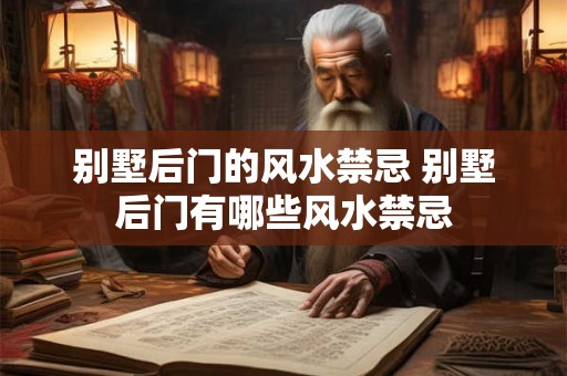 别墅后门的风水禁忌 别墅后门有哪些风水禁忌 别墅后门的风水禁忌 别墅后门有哪些风水禁忌