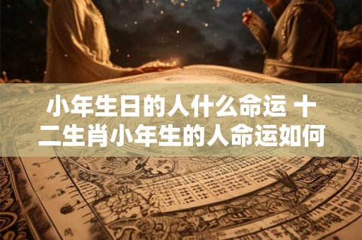 小年生日的人什么命运 十二生肖小年生的人命运如何