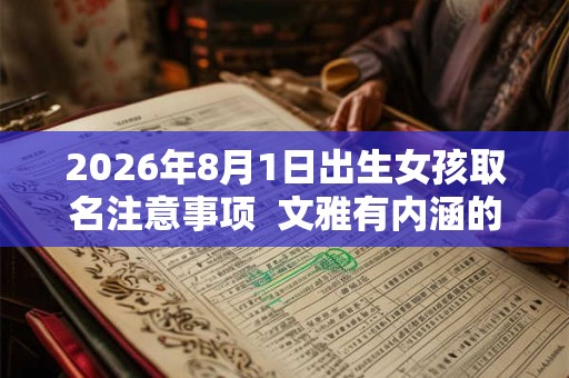 2026年8月1日出生女孩取名注意事项  文雅有内涵的名字鉴赏