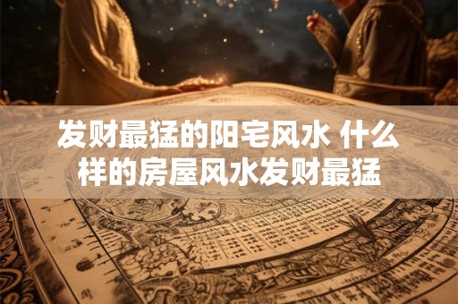 发财最猛的阳宅风水 什么样的房屋风水发财最猛