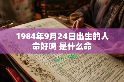 1984年9月24日出生的人命好吗 是什么命