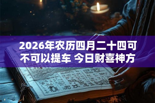 2026年农历四月二十四可不可以提车 今日财喜神方位