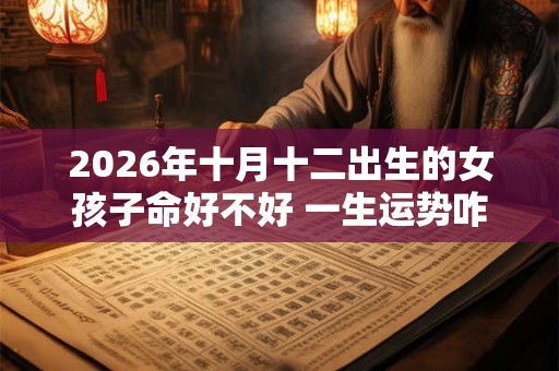 2026年十月十二出生的女孩子命好不好 一生运势咋样