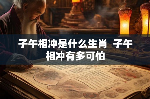 子午相冲是什么生肖  子午相冲有多可怕