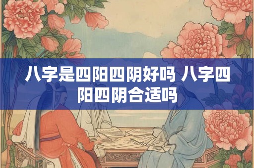 八字是四阳四阴好吗 八字四阳四阴合适吗
