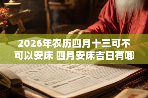 2026年农历四月十三可不可以安床 四月安床吉日有哪些