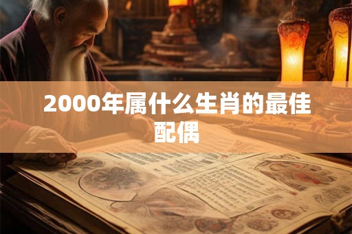 2000年属什么生肖的最佳配偶