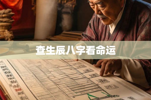 查生辰八字看命运