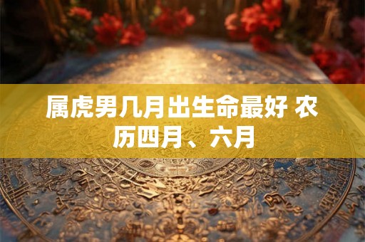 属虎男几月出生命最好 农历四月、六月