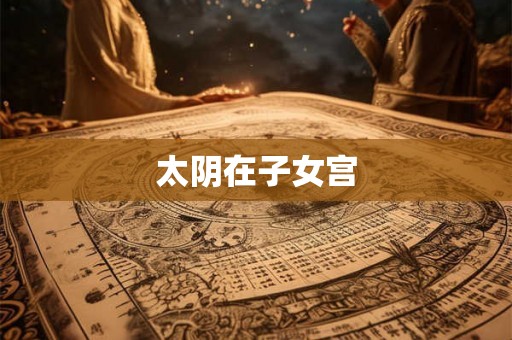太阴在子女宫