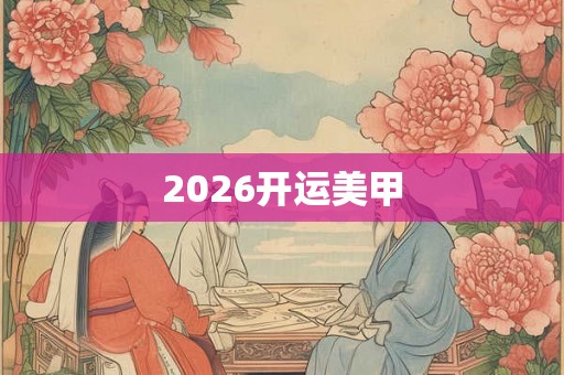 2026开运美甲