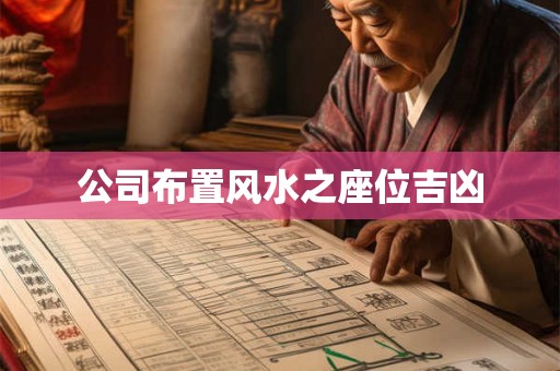 公司布置风水之座位吉凶