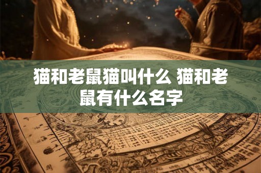 猫和老鼠猫叫什么 猫和老鼠有什么名字