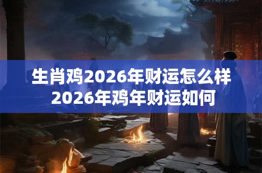 生肖鸡2026年财运怎么样 2026年鸡年财运如何 生肖鸡2026年财运怎么样 2026年鸡年财运如何