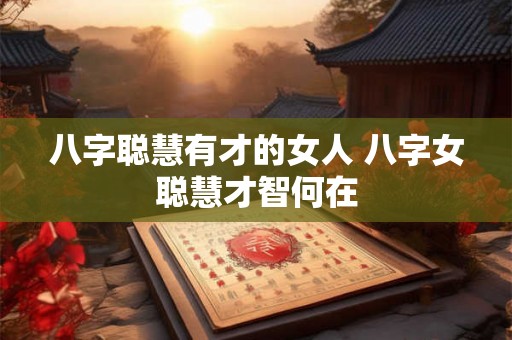 八字聪慧有才的女人 八字女聪慧才智何在 八字聪慧有才的女人 八字女聪慧才智何在