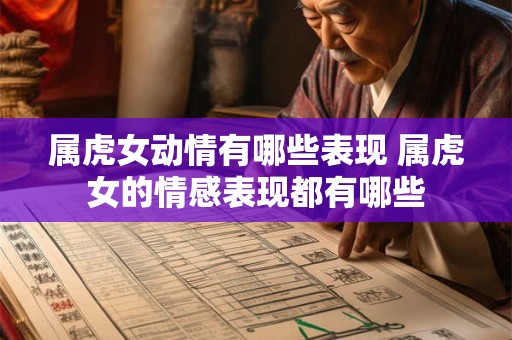 属虎女动情有哪些表现 属虎女的情感表现都有哪些
