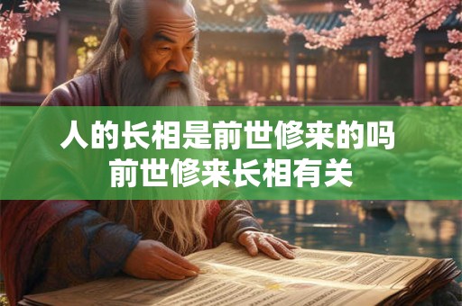 人的长相是前世修来的吗 前世修来长相有关