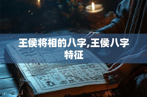 王侯将相的八字,王侯八字特征