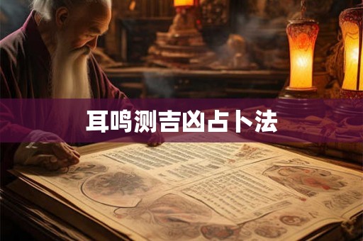 耳鸣测吉凶占卜法