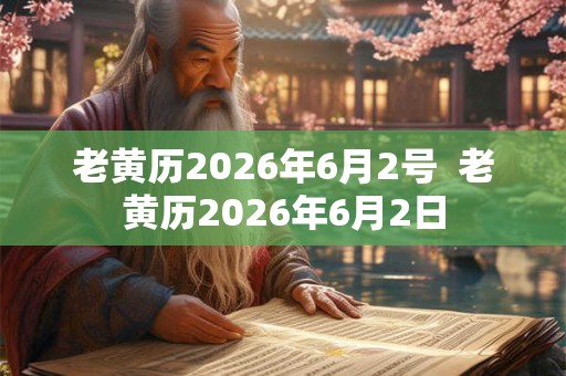 老黄历2026年6月2号  老黄历2026年6月2日