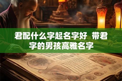 君配什么字起名字好  带君字的男孩高雅名字