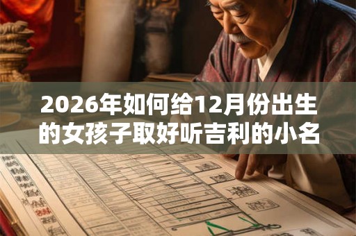 2026年如何给12月份出生的女孩子取好听吉利的小名