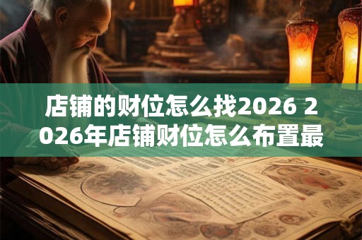 店铺的财位怎么找2026 2026年店铺财位怎么布置最旺 店铺的财位怎么找2026 2026年店铺财位怎么布置最旺